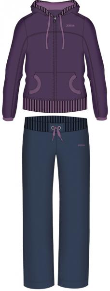 MULTISPORT WOMAN WINE-NAVY TRACKSUIT
