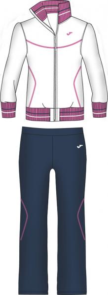 MULTISPORT WHITE/PINK-NAVY TRACKSUIT