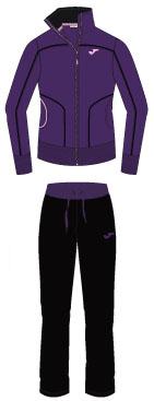 MULTISPORT WOMAN PURPLE-BLACK TRACKSUIT