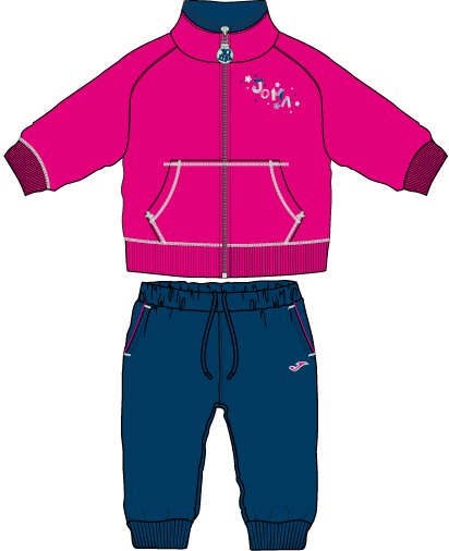 TRACKSUIT FUCHSIA-NAVY BABY
