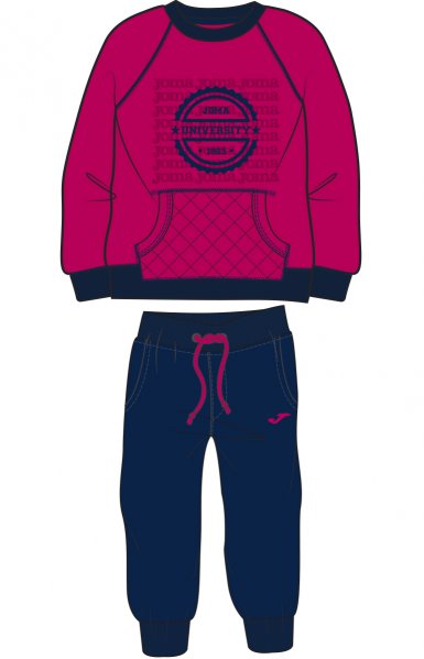 SWEATSHIRT JOMA UNIVERSITY  BABY FUCHSIA