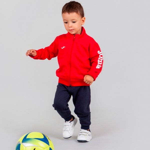TRACKSUIT BABY RED-DARK NAVY