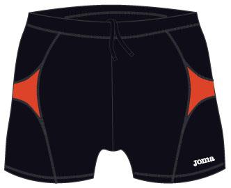 NADO BLACK/ORANGE SWIMSUIT