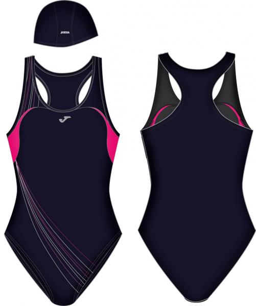 NADO WOMAN GREY/PINK SWIMSUIT