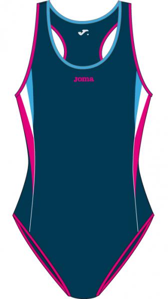 WOMAN/GIRL SWIMSUIT NAVY-FUCSIA