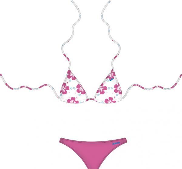 BEACH WHITE/PINK  BIKINI