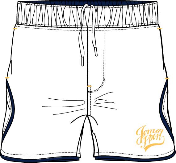 WHITE-NAVY MAN SWIMSUIT