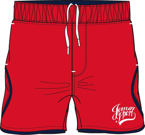 RED-NAVY MAN SWIMSUIT