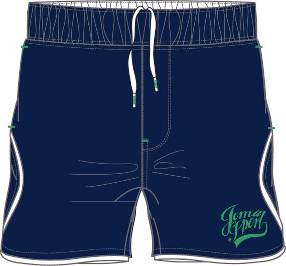 NAVY-WHITE MAN SWIMSUIT