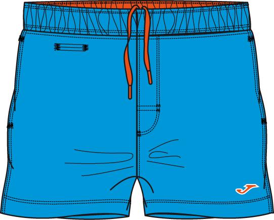 ROYAL-ORANGE MAN SWIMSUIT