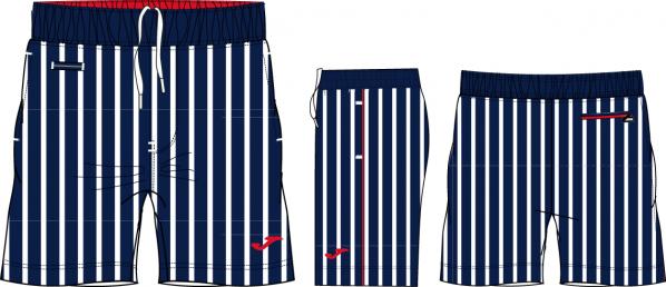 NAVY-WHITE MAN SWIMSUIT