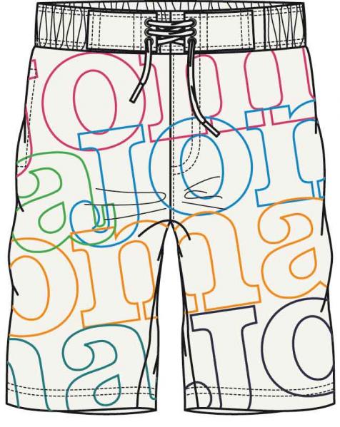 SWIMMING TRUNKS SURF WHITE