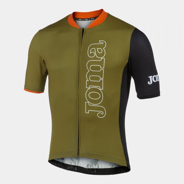 CRONO CYCLING JERSEY KHAKI BLACK