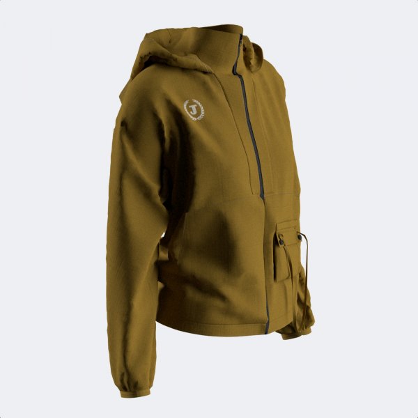 MIMETIC ZIP-UP HOODIE GREEN