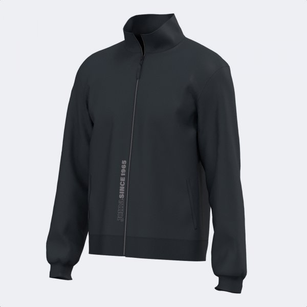 MIMETIC FULL ZIP SWEATSHIRT BLACK