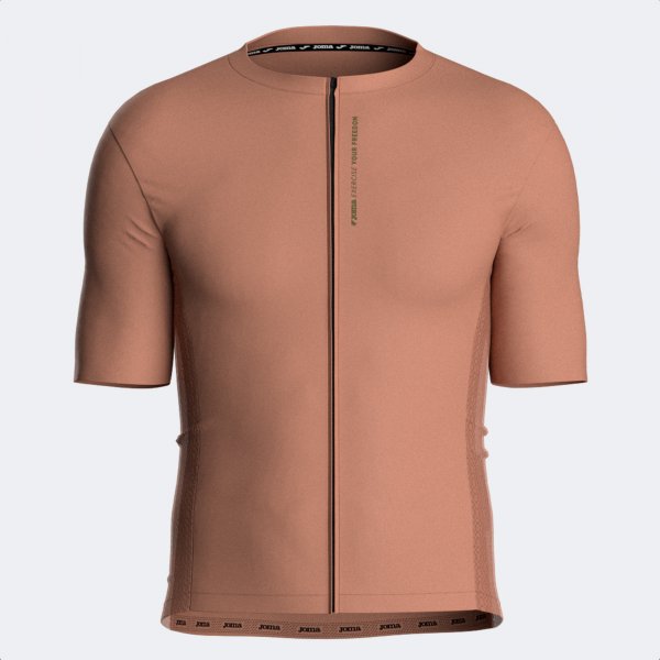 CRONO CYCLING JERSEY LIGHT BROWN