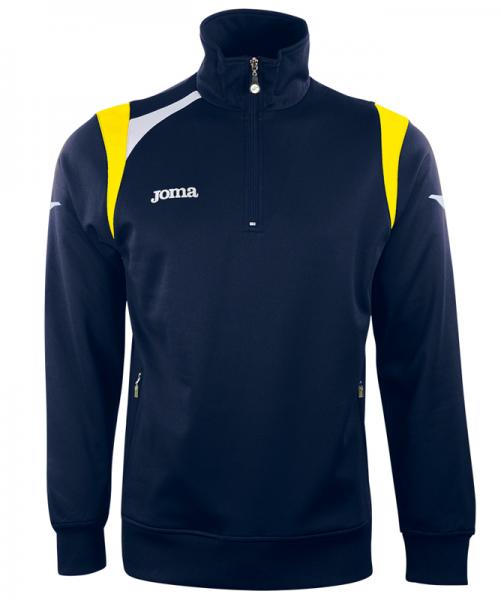 ESCUDO WARM UP 3/4 ZIP TOP POLY NAVY-YELLOW