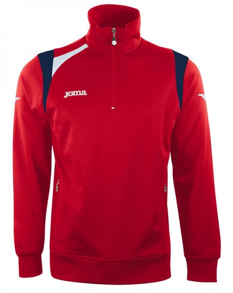 ESCUDO WARM UP 3/4 ZIP TOP POLY RED-NAVY