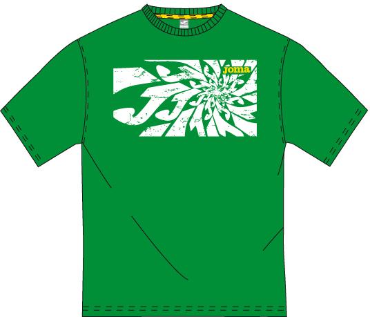 JOMA S/S GREEN T-SHIRT 