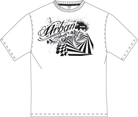 URBAN S/S WHITE T-SHIRT 