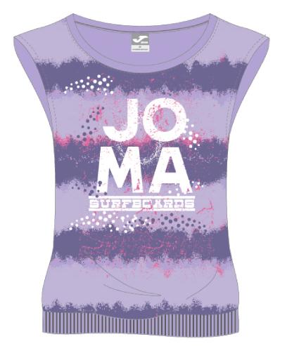 BEACH WOMAN PURPLE SHIRT 