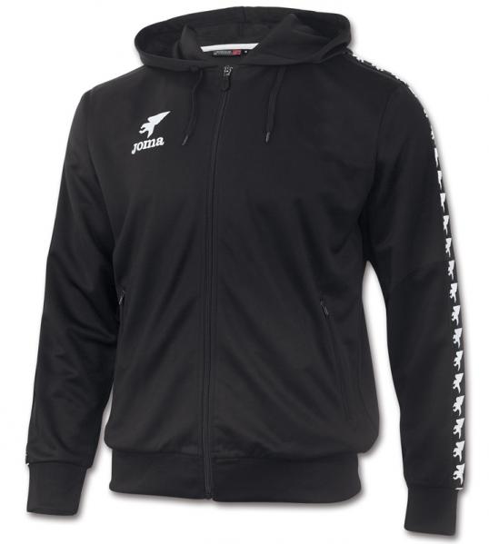 ORIGEN MEN HOODED SWEATSHIRT BLACK-WHITE