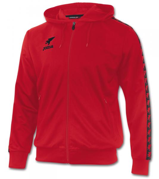 ORIGEN MEN HOODED SWEATSHIRT RED-BLACK