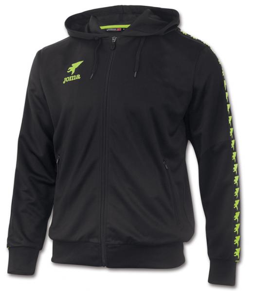 ORIGEN MEN HOODED SWEATSHIRT BLACK-LIME