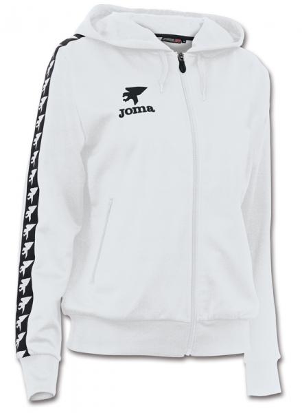 ORIGEN WOMEN HOODED SWEATSHIRT WHITE-BLACK