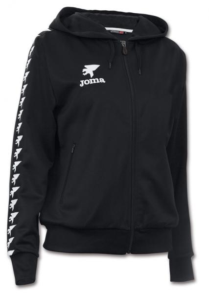 ORIGEN WOMEN HOODED SWEATSHIRT WHITE-BLACK