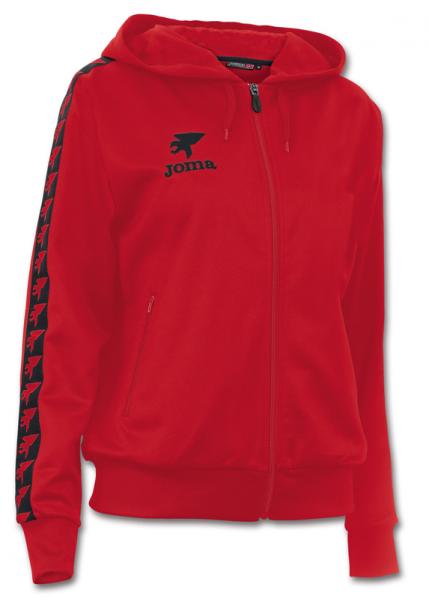 ORIGEN WOMEN HOODED SWEATSHIRT RED-BLACK