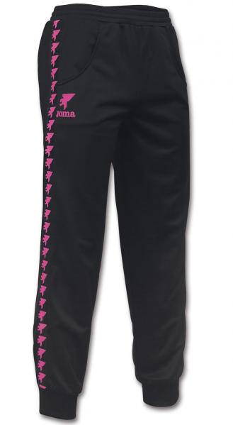 ORIGEN MEN POLY LONG PANTS BLACK-FUCHSIA