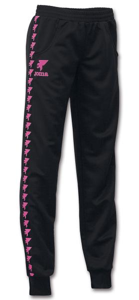 ORIGEN WOMEN POLY LONG PANTS BLACK-FUCHSIA