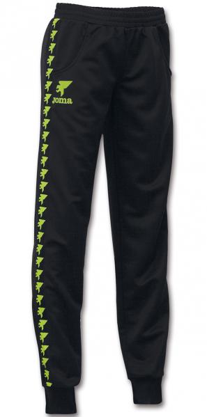 ORIGEN WOMEN POLY LONG PANTS BLACK-LIME