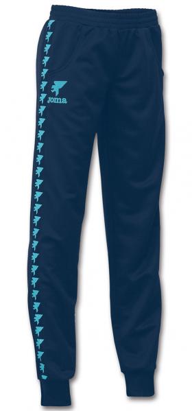 ORIGEN WOMEN POLY LONG PANTS NAVY-ROYAL