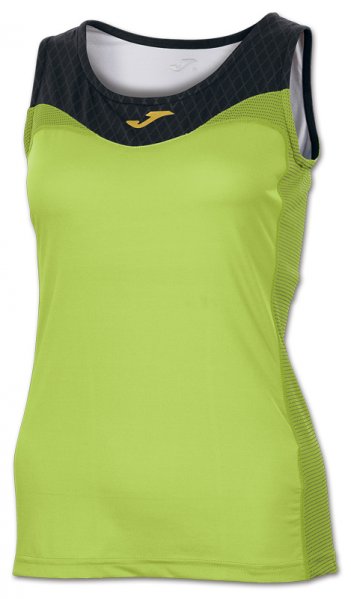 T-SHIRT FREE GREEN-BLACK SLEEVELESS WOMAN