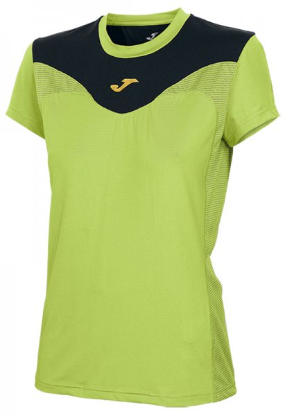 T-SHIRT FREE GREEN-BLACK S/S WOMAN