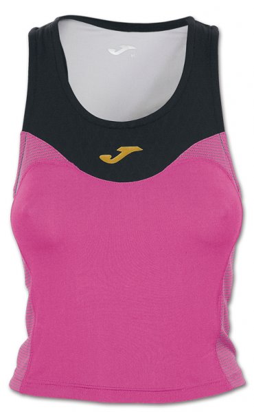 TOP FREE FUCSHIA-BLACK SLEEVELESS WOMAN