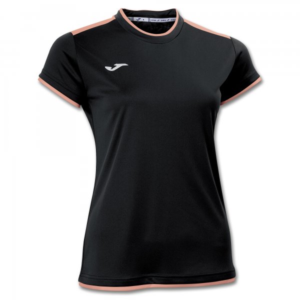 T-SHIRT KATY BLACK-SALMON S/S