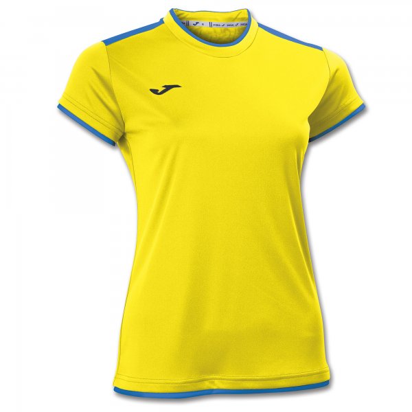 T-SHIRT KATY  YELLOW-ROYAL S/S