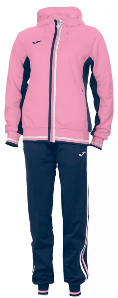TRACKSUIT POLY. TERRA WHITE-PINK-NAVY WOMAN