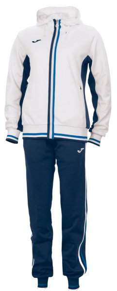TRACKSUIT POLY. TERRA WHITE-ROYAL-NAVY WOMAN