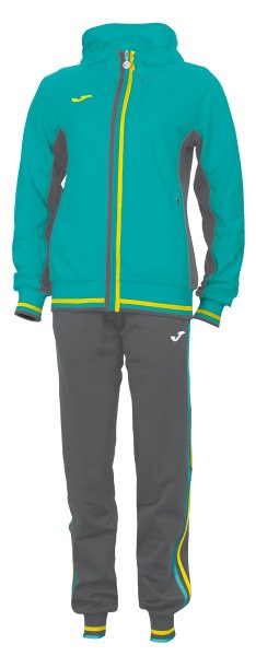 TRACKSUIT POLY. TERRA WHITE-GREEN WOMAN