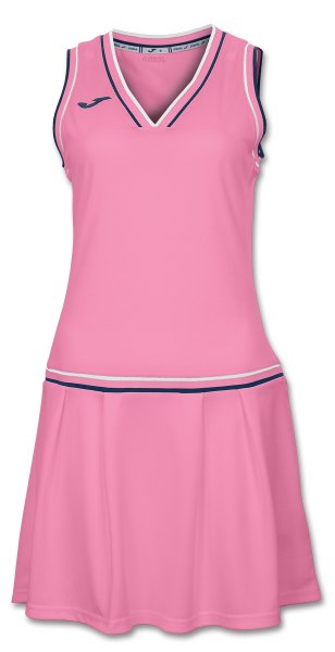 DRESS TERRA PINK-BLACK SLEEVELESS WOMAN