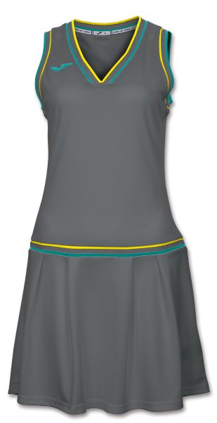 DRESS TERRA GREY-GREEN SLEEVELESS WOMAN
