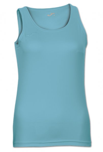 T-SHIRT COMBI TURQUOISE SLEEVELESS WOMAN