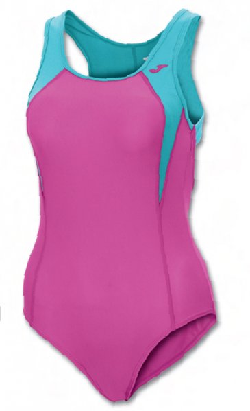 SWIMSUIT WOMAN FUCHSIA-TURQUOISE