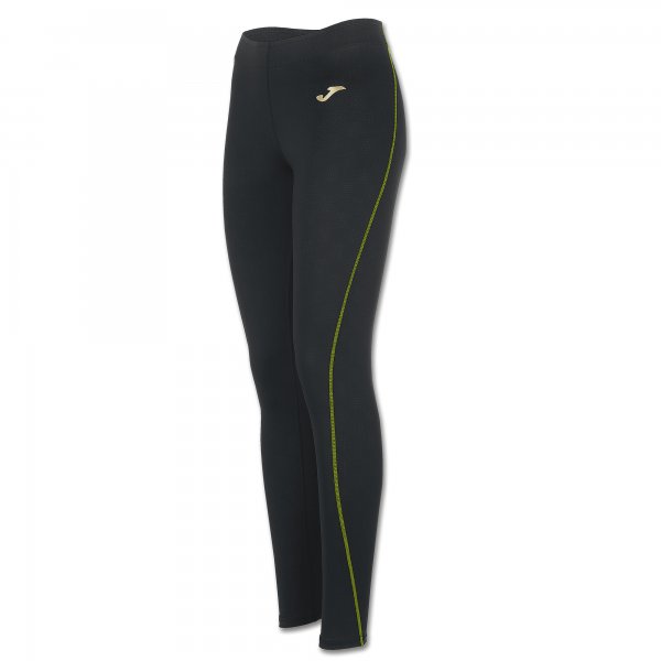LONG LEGGINS DASE BLACK-LIME WOMAN