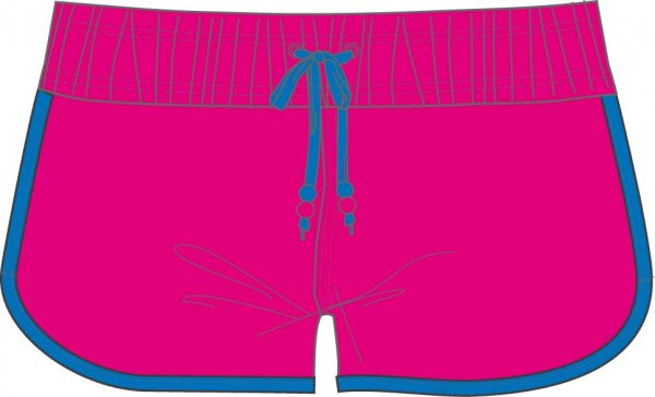 SHORT FUCHSIA-ROYAL WOMAN