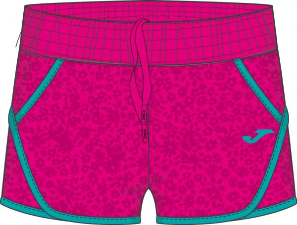 SHORT MICRO. PINK-GREEN WOMAN